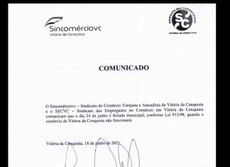 Comunicado São João