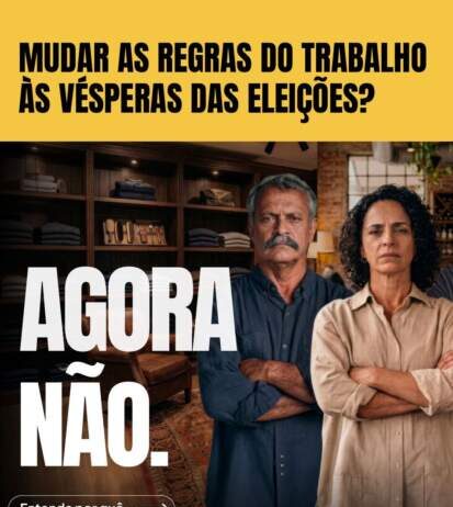 Comércio, serviços e turismo fazem apelo para que PEC 6×1 não seja votada antes das eleições